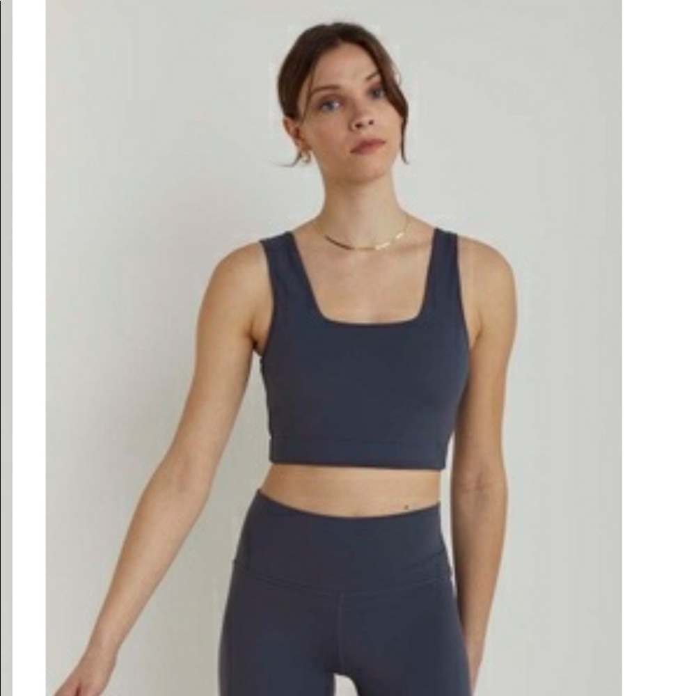 Varley Delta Bra 2.0 in Deepest Slate, Large